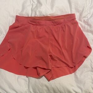 Lululemon Athletica Coral Athletic Shorts